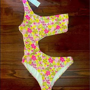 Frankie’s One Piece floral print  Swim Suit.